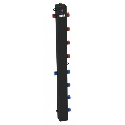 Гидравлический разделитель на четыре контура ГРУ-4-250 (черный)